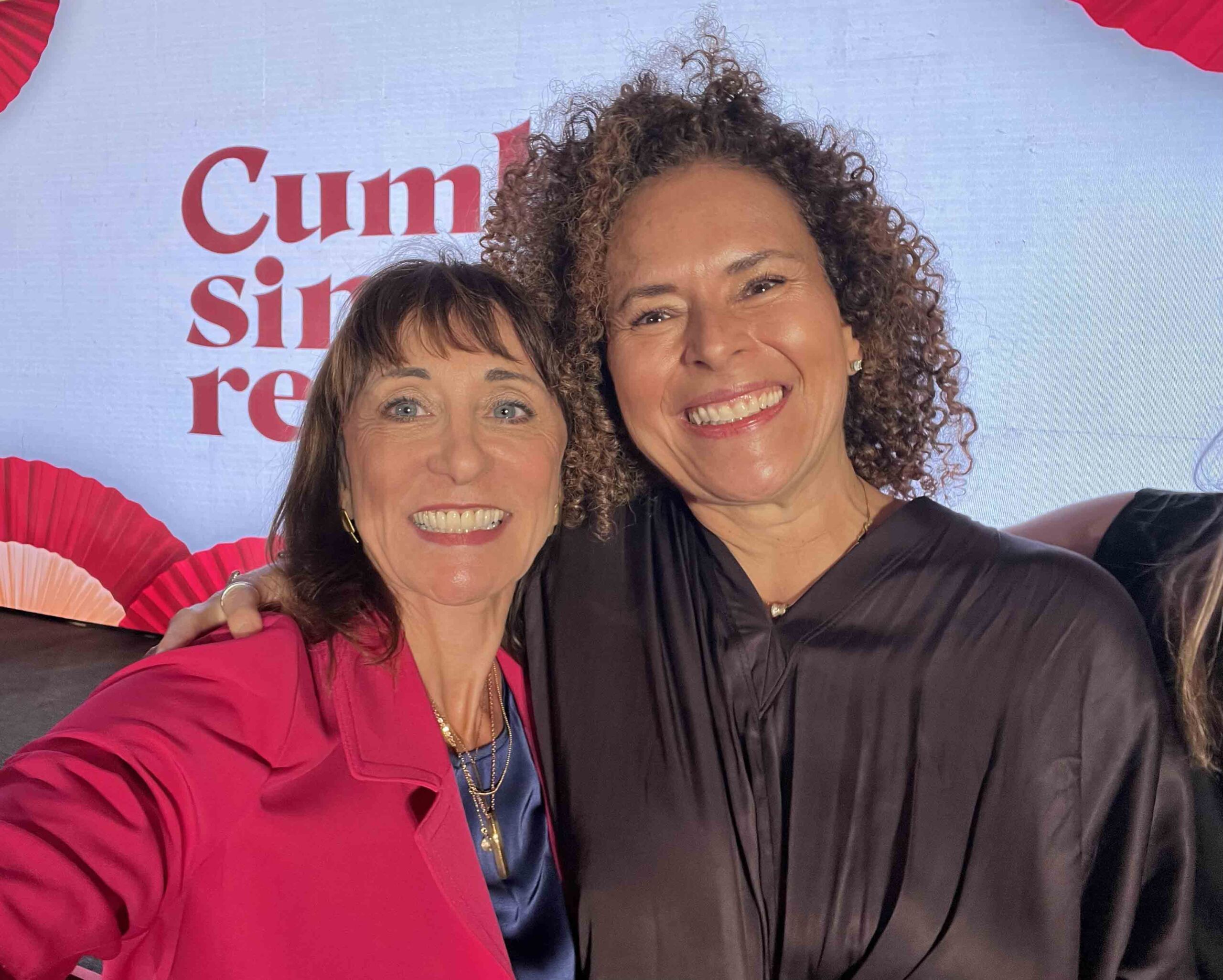 Trish and Sin Reglas CEO Trish Barbato and Gabriela Rojas at Cumbre Sin reglas 2025